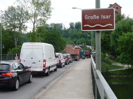 Große Isar Verkehr
